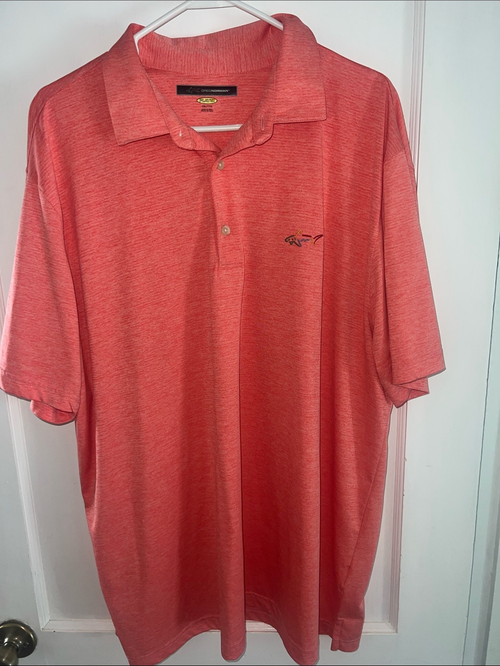 Greg Norman Collection Coral Heather Performance Polo